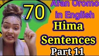 Learn Afan Oromo in English #part 11  #Afaan Oromoo  #Oromo  #Barumsa Afaan Oromoo # speak English