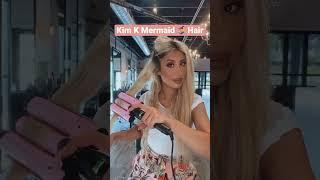 Kim K Mermaid Hair ‍️ using only 1 product!•Marula Oil Treatment #shorts #kimk