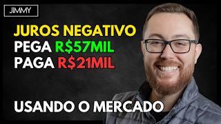 MEU EMPRÉSTIMO COM JUROS NEGATIVO: COMO TOMAR DINHEIRO DO MERCADO E PAGAR MENOS COM OPÇÕES