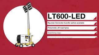 5m LT600-LED Lighting Tower For Construction Sites and Warehouses