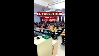 CA FOUNDATION JUNE 2022 batch started at DGS CAPS...#ca #foundation #cafoundation #professional