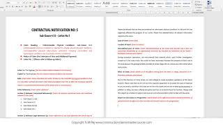 Construction Claims Management : Contractual Notification (With Template)