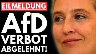 EILMELDUNG: AfD VERBOT ABGELEHNT?! VERBOTSANTRAG SCHEITERT VOR GERICHT!