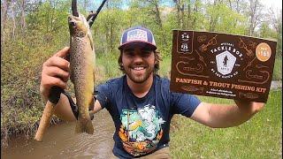 Brown Trout CATCH & COOK feat. MYSTERY TACKLE BOX!!