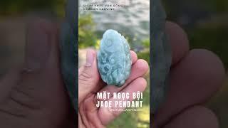 Mặt Ngọc Bội Chạm Khắc Rồng Cuộn Mình Rất Tinh Xảo Dragon Jade Pendant #shorts #reels #trending