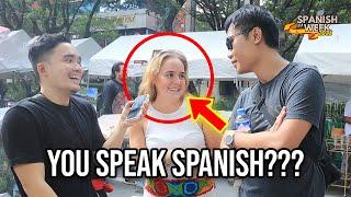 Two Filipinos speak Fluent Spanish at the Streets of Makati 