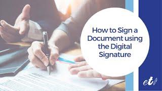  How to Sign a Document using a Digital Certificate in Spain