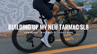 SPECIALIZED S-WORKS TARMAC SL8 BIKE BUILD + FIRST RIDE