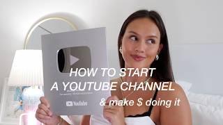 #sponsored MY YOUTUBE JOURNEY | how I make money, tips for starting a channel, what equipment i use