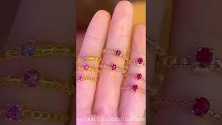 Natural ruby ring18k gold set with natural ruby #naturalruby #rubyring #ring