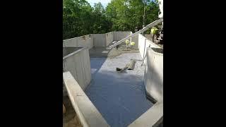 Concrete Floor Pour! #shorts