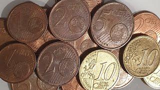 Ultra Rare Luxembourg 1€ Cent To 10€ Cents Mix Coins Collection! #youtube #coins #euro