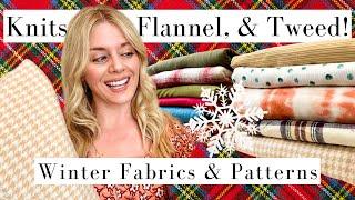 All the Winter Fabrics + Sewing Patterns  (& a Tale of a Sewing Block Disaster) #sewinglovers #sewn