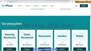 Iproyal How To Use How To Setup Proxy | ROTATING RESIDENTIAL PROXY | CPM work 2023