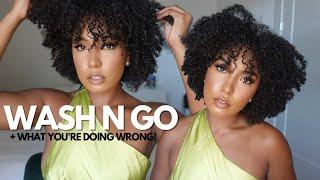 What You’re Doing Wrong On Your Wash N Go | 2 product | 3C/4A HAIR | defined curls | LAUREN CAMILLE