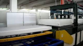 PE foam extrusion line