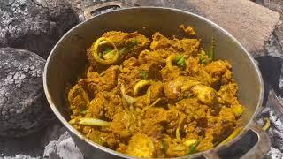 || Curry Chicken Back Mix With Chicken Roast & Fry Breadfruit Jamaica Sunrise Tv