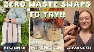 The BEST zero waste swaps from beginner to advanced