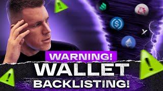 What happened to Tornado cash and how not to get your wallet blacklisted?