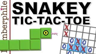 The Snakey Hexomino (unsolved Tic-Tac-Toe problem) - Numberphile