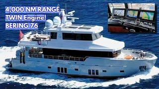 THIS Is The ONLY BERING 76 STEEL Explorer Yacht! | M/Y 'Lemanja'