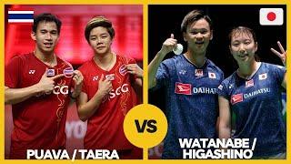 Puava/Taera(THA) vs Watanabe/Higashino(JPN) Badminton Match Highights | Revisit All England 2022