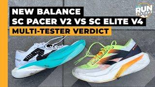 New Balance SC Elite v4 vs New Balance SC Pacer v2: Two runners compare the carbon racing shoes