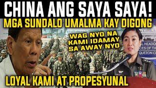 MGA SUNDALO UMALMA SA PANAWAGAN NI FPRRD WAG NA SILANG IDAMAY SA AWAY PULITIKA REACTION AND COMMENT