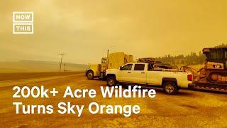 New Mexico Sky Lights Up Orange From Wildfire