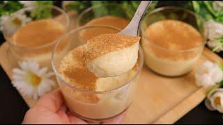 Quick spanish dessert Recipe! No oven! no gelatin ! no flour ! in 5 minutes ! melts in your mouth !