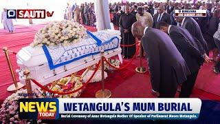 LIVE: Burial ceremony of Mama Anna Wetang'ula Mum Of speaker Moses Wetangula in Mukhweya Bungoma