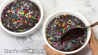 Steamed Milo Moist Cupcake, good for kids snacks