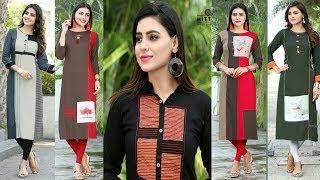 Designer Kurti Designs | Latest Embroidery Kurti Designs|Latest Designer Kurti 2018|| Trendy India10