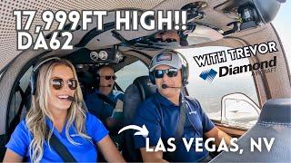 Guns, Fun, and Flying High | DA62 Full Ferry Flight Dallas to LAS VEGAS