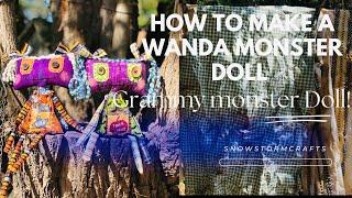 Lets make a Wanda Monster Doll!! Pattern ⬇️⬇️ #dollpattern #halloween