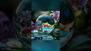 Fish in a Glass Globe | AI-Generated Soothing Visuals for Calm & Focus #shorts #fish #relaxing