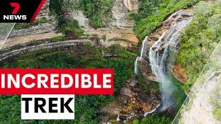 Spectacular Grand Cliff Top Walk opens in the Blue Mountains | 7 News Australia