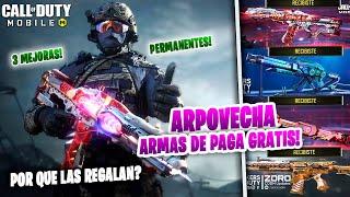 MITICA AK117 LAVA MEJORAS! SERAN GRATIS?? 4 ARMAS DE PAGA GRATIS!! COD MOBILE  | Dimitry