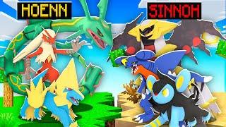 POKÉMON de HOENN VS SINNOH en MINECRAFT PIXELMON!