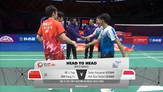 sabar karyaman/isfahani [INA] VS ren xiang yu/he jiting [chn] ] semifinal china masters 2024