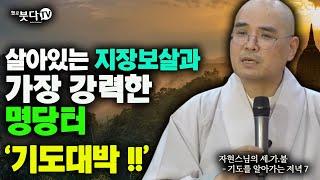 살아있는 지장보살과 가장 강력한 명당터 기도대박 | 명당터 기도 지장보살 | 자현 스님의 기도를 알아가는 저녁 시즌1 7회(4-1)