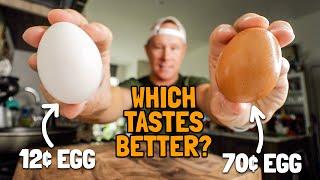 12¢ Store-Brand Eggs vs 70¢ Vital Farms Pasture-Raised Eggs | *WHICH TASTES BETTER?* 