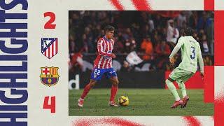 HIGHLIGHTS | Atlético de Madrid 2-4 FC Barcelona |  Julián Alvarez & Sørloth | 24/25 LaLiga - MD28