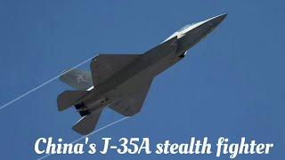 MOMENT China's new J-35A stealth fighter jet debuts at Zhuhai Air Show