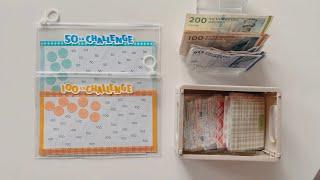 $158 cash stuffing savings challenges | 1100kr side hustle | 50 envelope challenge