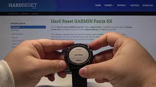 How to Set Time in GARMIN Fenix 6X – Manually Change Time