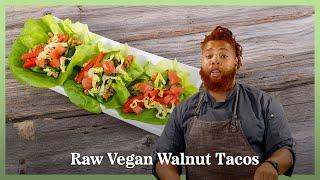 Raw Vegan Walnut Tacos (SUPER QUICK #RECIPE)