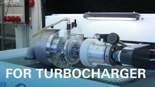 Schenck TBcore - basic solution for perfect, high-speed balancing of turbocharger core assemblies