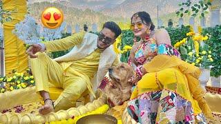 Dulhan ki Haldi bhi ho gai sabne kiya Masti Bhara Dance || Vlog || Sibbu Giri