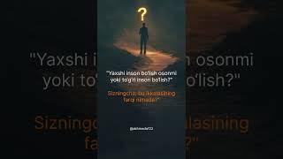 Savol… #hikmatlisozlar #sad #aforizmlar #quotes #hikoya #motivation #rek #savol #motivational